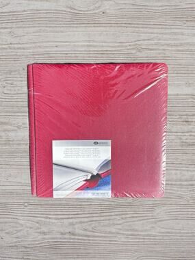 New Creative Memories Premiere 12x12" Scrapbook Album Incl. Pages Ruby Red